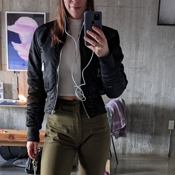 Les Coyotes De Paris bomber jacket size 36 - Picture 5 of 12